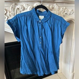 Denim polo